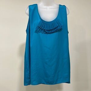 NWOT Avenue blue sleeveless tank. Size 22/24 (2X).